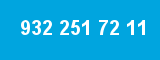 932 251 72 11 932 251 72 11